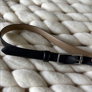 Banana Republic Black Hudson Leather Belt